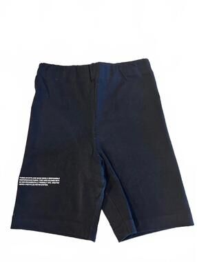 PANGAIA organic cotton black biker shorts (Size Medium) 🖤